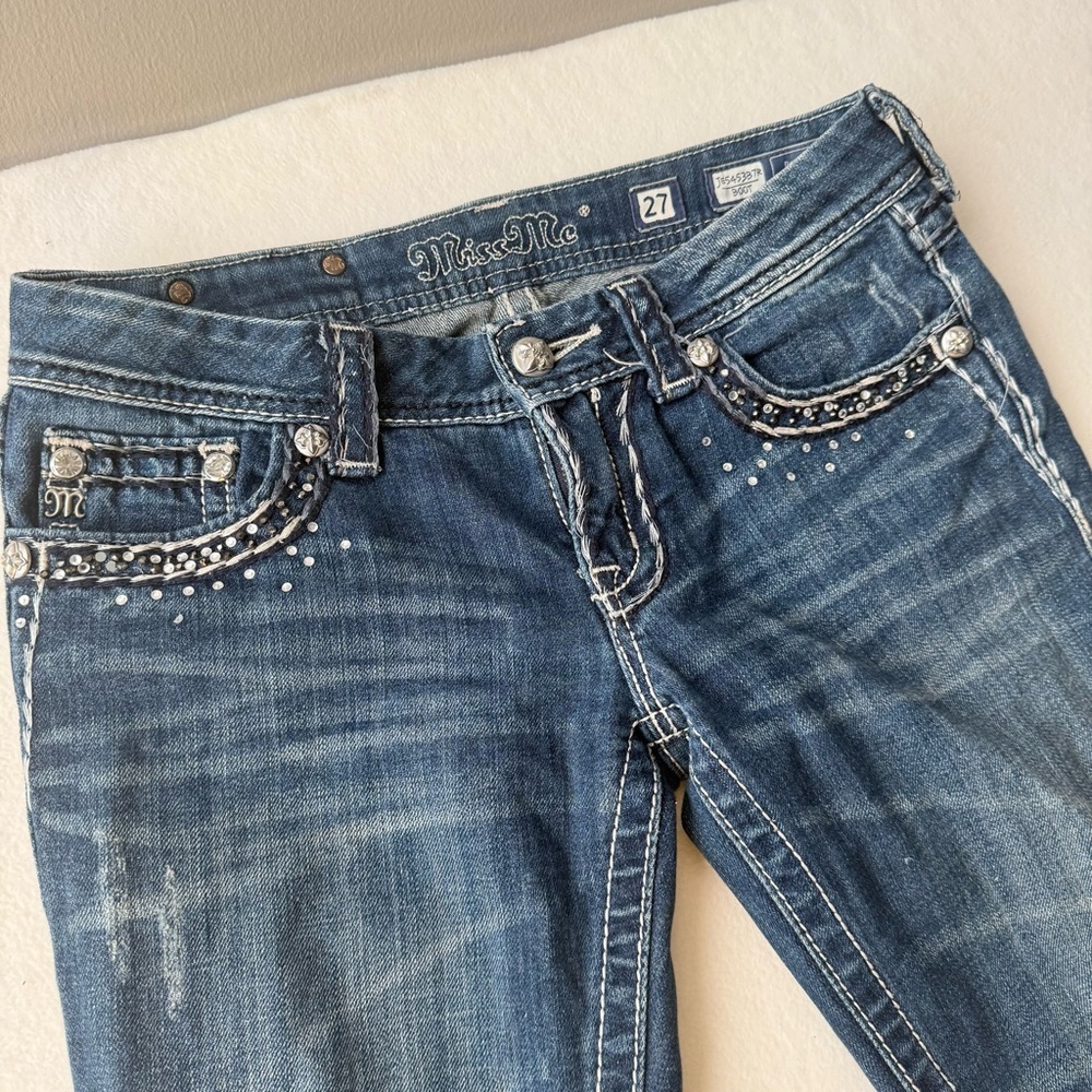 Miss Me Bootcut Denim Jeans 27 - Picture 4 of 11